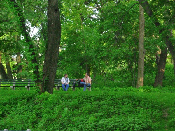 Jeff and Matt in Central Park 2007