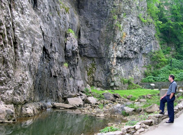 Jeff at Natural Bridge Virginia 2005
