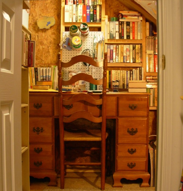 My beloved attic hideaway, filled with far too many old things