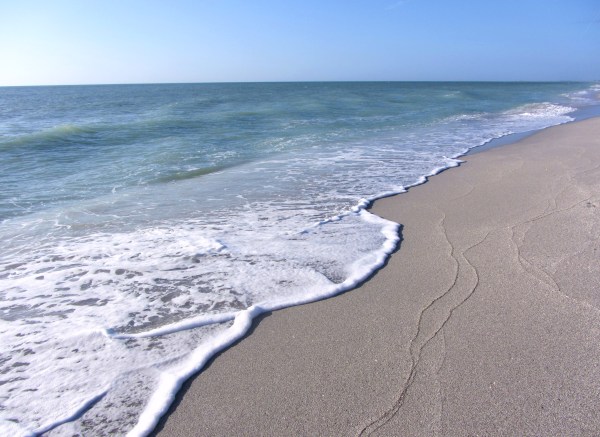 A beach on Captiva Island, Florida, 2013