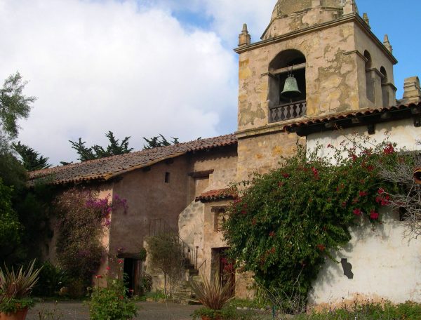 Mission Carmel is one of the oldest buildings still standing in California. December 2002