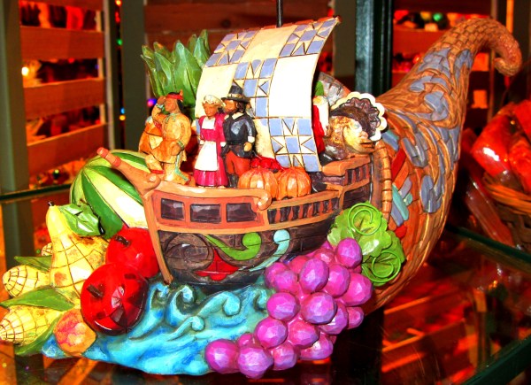 Thanksgiving display in a North Carolina shop, September 2013