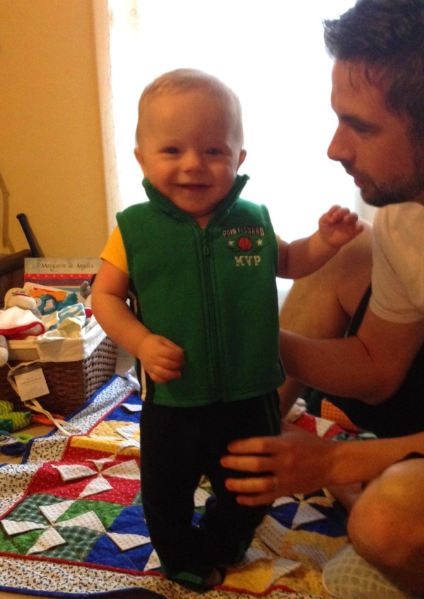 Grady with Drew March 2014