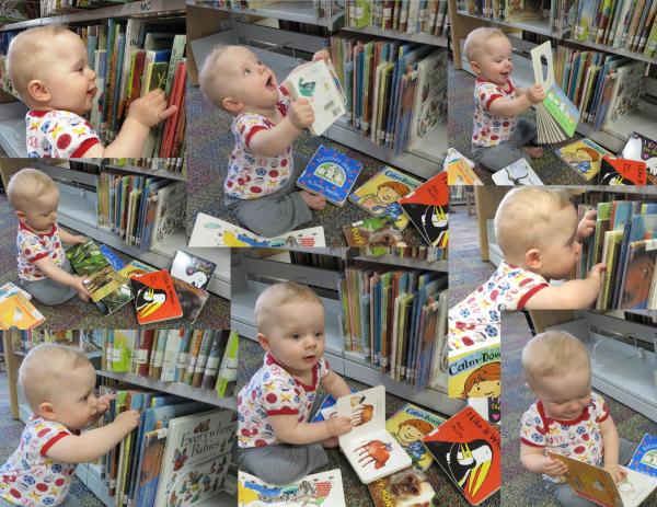This is what happens when your grandmother is a librarian.  Dunwoody, Georgia, March 2014