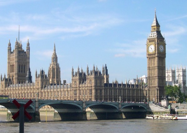 Big Ben and Parliament seem the quintessential symbols of orderly British discipline and punctuality. August, 2005