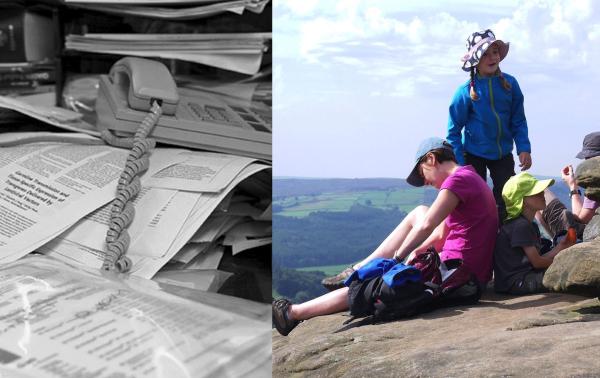 Life is short! How will you choose to spend it? Photo at left by Aaron Logan, Creative Commons Attribution 2.5; Photo at right by mattbuck, Creative Commons Attribution-Share Alike 2.0 