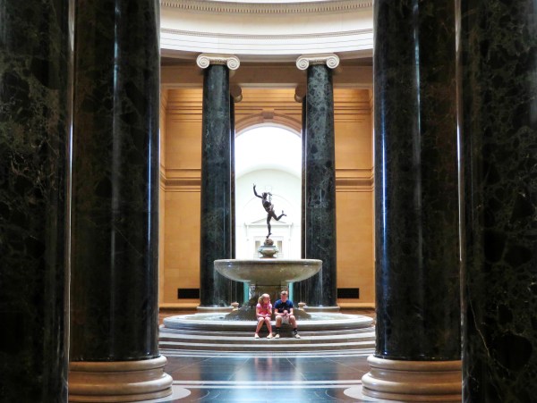 A moment frozen in time at the National Gallery of Art, Washington DC, June 2014