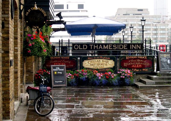 The forecast was off, but only the camera noticed. London, August 2005