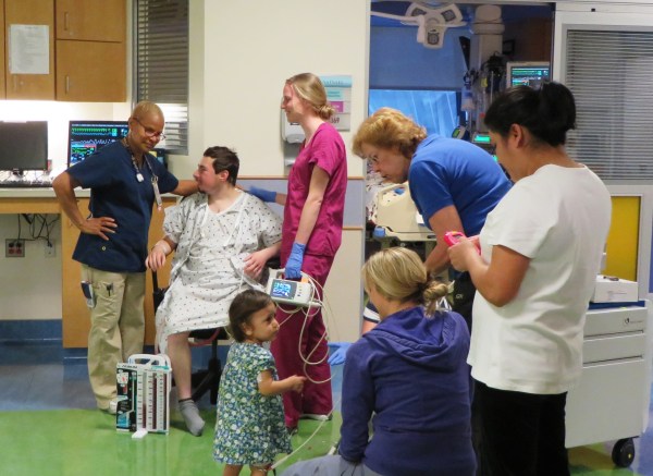 The kindness of hospital staff made post-op pain more bearable for Matt and others. Children's National Medical Center, Washington, DC, April 2014