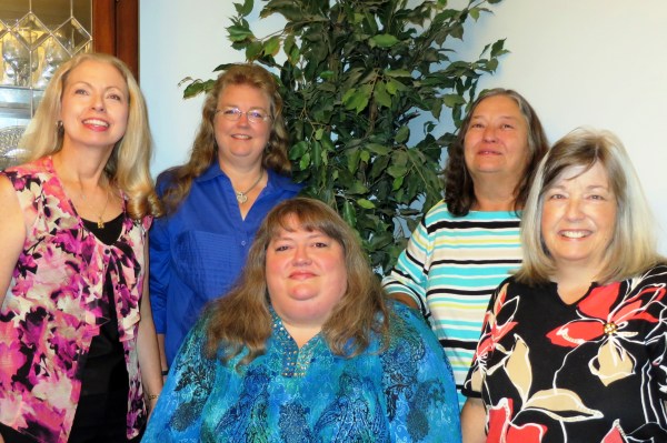 Lei-anne's husband Jack took this photo of the five of us, together for the first time in years. Russellville, Alabama, September 2014