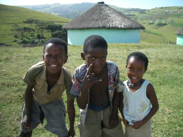 Xhosa children by via Wikimedia commons
