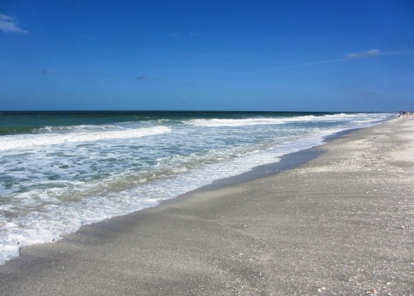 Captiva beach scene Jan 2014