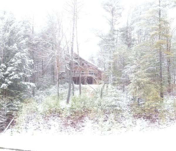 ...at their mountain home in north Georgia.