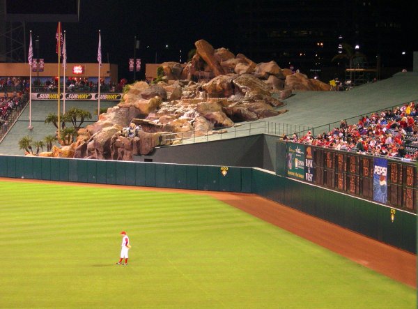Angels home game, Edison Field, April 2003