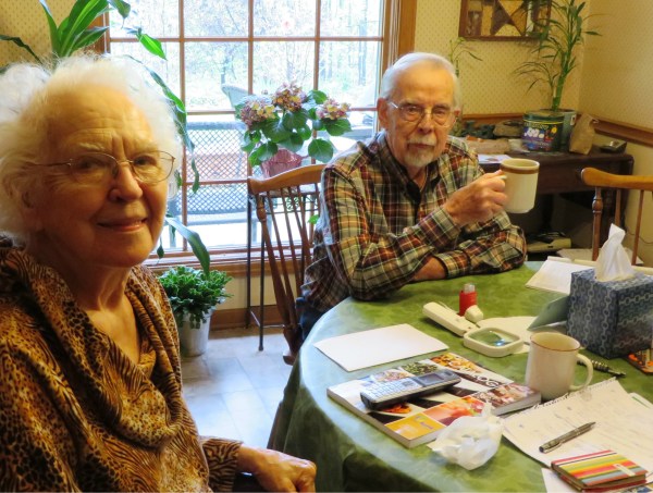 Comparing this photo to the one featured here, I think my folks have held up well. April 2015