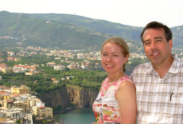 After decades of wishing, it was the vacation of a lifetime. Jeff and I enjoy the Amalfi Coast of Italy, May 2008.