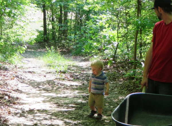 Grady was not happy when he couldn't see the goats.