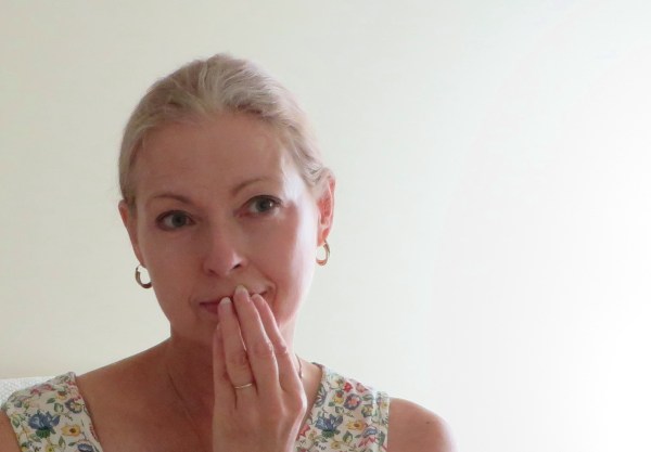 Should I say something? Let me get back to you on that.   Self portrait, August 2015