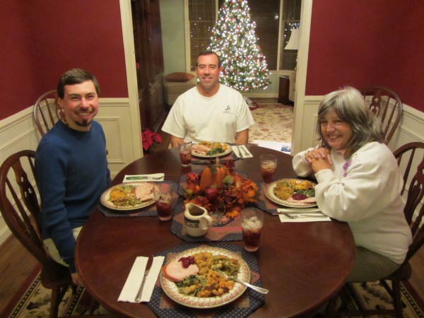 Our last Thanksgiving BC (before cancer), Alexandria, November 2011.