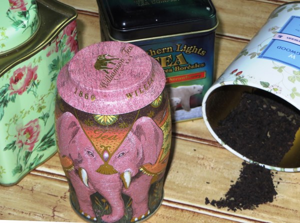 Fancy or plain, tin or paper, my tea boxes are full of treasure. May 2016