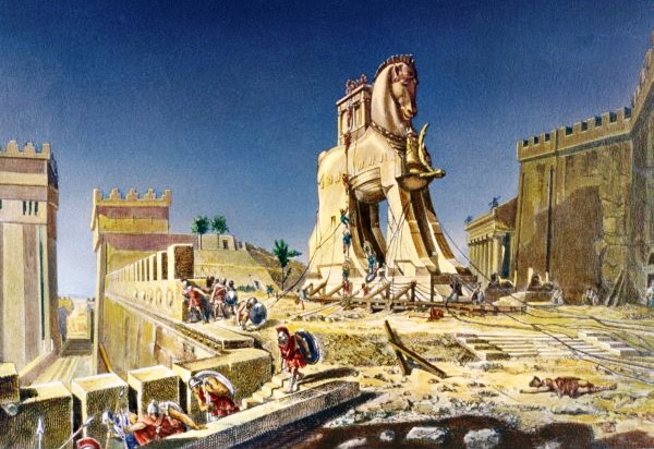 Anonymous drawing based on an oil painting by Henri Motte, public domain, via Wikimedia Commons