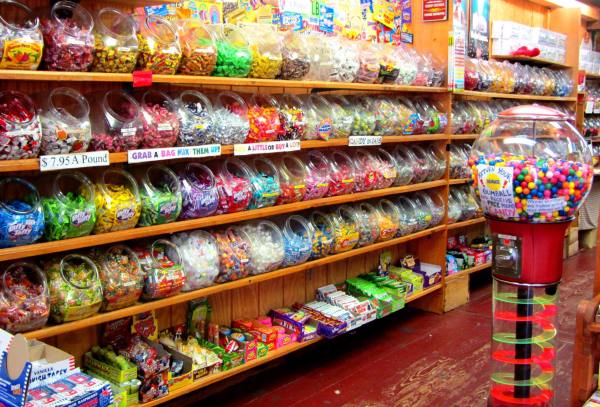 This New England candy store looks almost as enticing as a library. September 2012