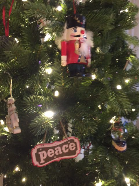 Sue's Christmas tree, 2016